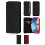 32nd Classic Series 2.0 - Real Leather Book Wallet Case Samsung Galaxy A20e 2019