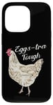 Coque pour iPhone 13 Pro Eggs-tra Tough Poule blanche