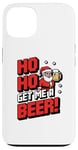 iPhone 13 Ho Ho Ho! Get Me A Beer! 8-bit Santa Christmas Festive Beer Case