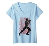 G.I. Joe: Snake Eyes with Intricate Design T-Shirt avec Col en V