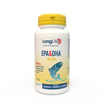 LongLife® EPA&DHA Gold | Omega 3 2100mg & 3000mg huile de poisson sauvage | Haut dosage 1200mg EPA & 600mg DHA | Fonction cardiaque, cérébrale et visuelle | Certifié IFOS | Sans gluten