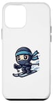 Coque pour iPhone 12 mini Ski Ninja Snowboard Ninja Ski Snow Rider