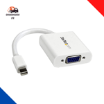 Adaptateur Mini Displayport Vers Vga - Blanc - 1080P - Adaptateur Convertisseur