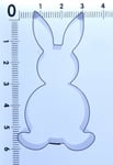 Bunny cutter 55 x 22mm - Stainless Steel - MADE IN THE UK - Easter