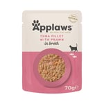 Applaws Pouch i buljong 12 x 70 g - Tonfisk & stillahavsräkor