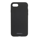 ONSALA Mobilskal Silicone Black iPhone 6/7/8/SE