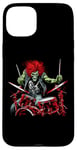 Coque pour iPhone 15 Plus Kit de batterie Rock and Roll Band Rock On Drum du batteur Skeleton Guy