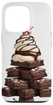 Coque pour iPhone 13 Pro Arbre de Noël Hot Fudge Brownie Sundae