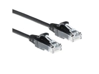 Act Black 0.15 Meter Lszh U/Utp Cat6 Datacenter Slimline Patch Cable Snagless With Rj45 Connectors (Dc9930)