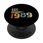 Epic since 1989 Original Vintage Birthday Est édition 1989 PopSockets PopGrip Adhésif