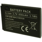Batterie pour SAMSUNG E2550 MONTE SLIDER
