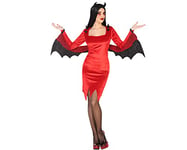 Atosa-55443 Atosa-55443-Costume-Déguisement Démon XS-S-Adulte, Femme, 55443, Rouge