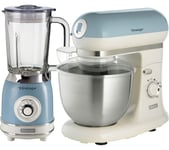 ARIETE Vintage ARPK38 Blender & Stand Mixer - Blue, Cream,Blue