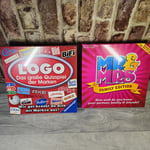 The Logo Board Game Boardgame And Mr & Mrs Game Set Complete 