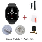 Montre Intelligente Wonlex Pour Enfants,Montre-Bracelet Intelligente,Prise En Charge De Whatsapppig Kt19pro,Android 8.0,Caméra Vidéo,Téléphone Intelligent Connecté,Gps,4g - Type Black And Part Kit