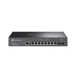 TP-Link Omada SG3210X-M2 nätverksswitchar hanterad L2+ 2.5G Ethernet (100/1000/2500) 1U Svart