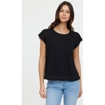 T-shirt Lee Cooper  T-shirt ANIELE SM Black