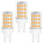 YUANHENLIZ 8W G9 LED Light Bulbs, LED Small Corn Bulb Warm White, 360° Beam Angle Energy Saving Non-Dimmable Light Bulbs for Home Lighting LED Lamp 3 Pack