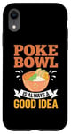 Coque pour iPhone XR Poke Bowl Recette de poisson hawaïen
