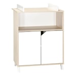 Commode 2 Portes et 1 Niche - SCANDI NATUREL  