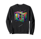 Vintage Television TV Retro 70s 80s Sweatshirt