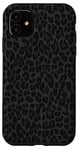 iPhone 11 Black And White Cheetah Leopard Print Phone Case Cute Animal Case