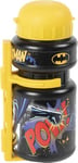 Tataway Gourde de cyclisme Batman pour enfant 350 ml Superhéros jaune noir homme chauvesouris universelle vélo