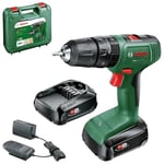 Perceuse visseuse a percussion Bosch EasyImpact 18V40 + (2xbatterie 2,0Ah) + chargeur AL18V-20 in carrying case