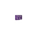 Wd Purple 64GB Surveillance microSD xc Class - 10 uhs 1 (WDD064G1P0C) - Western Digital