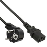 European Main Plug Monitor PC Power Cable to IEC KETTLE C13 LEAD EU 2 PIN x 5