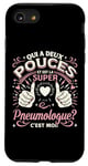 Coque pour iPhone SE (2020) / 7 / 8 Une Super Pneumologue Cadeau Pneumologue Pneumologie