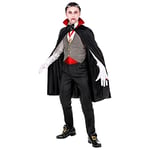 W WIDMANN MILANO Party Fashion - Costume enfant vampire, gothique, suceur de sang, comte sombre, déguisement Halloween