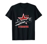 Ilyushin IL2 Sturmovik Russian Star Warbird Aircraft WW2 Red T-Shirt