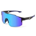 FEISEDY Sport Lunettes de Soleil Hommes Femmes Cyclisme Lunettes de Sport Miroir pour VTT Vélo de Route Randonnée Running UV400 Protection B2388