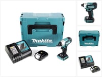 Akkuiskuväännin Makita DTD 155 Y1J-D 18V Makpac + 1 x BL1815 1,5 Ah akku + 1 x DC 18 RC -laturi