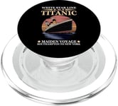 Titanic Expert – White Starline RMS Titanic Garçons Filles PopSockets PopGrip pour MagSafe