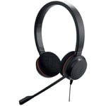 Jabra Evolve 20 ordinateur Micro-casque supra-auriculaire filaire Stereo noir