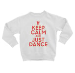 Sweatshirt Enfant Keep Calm And Just Dance Parodie Angleterre Danse