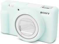 Étui ZV-1F,étui de protection en silicone souple pour appareil photo Sony ZV1F/ZV-1M2/ZV-1 Mark II Vlog,étui léger ZV1F,vert clair