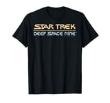 Star Trek DS9 Deep Space Nine Chrome Logo Graphic T-Shirt T-Shirt