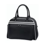 Bag Base Retro Bowling Bag - väska - BLACK/WHITE - One Size