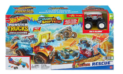 Hot Wheels - Monster Trucks Arena World 5 Alarms , Water Blast Smash