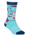 Animal Family Sock JR Lisa Llama (33-36)