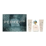 Marc Jacobs Perfect 3 Piece Gift Set EDP 100ml + Body Lotion 75ml + Shower Gel 75ml