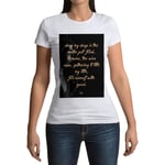 T-Shirt Femme Col Rond Feeling Good Citation Inspirante Anglais Bouddha Bouddhisme Bien Etre Spiritualite