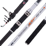 JIE KE Fishing Gear Set GW Telescopic Fishing Rod Of Carbon Fiber 3.6m-4.5m Long Section Super Hard Lake Sea Best Gift (Size : 3.6M)