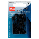 Prym Safety Pins, Pack of 18, Black