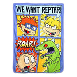 The Northwest Company Nick Rewind Couverture Motif Comic Strip Rugrats 117 x 152 cm, Polyester, Razmoket Bande dessinée, Micro Raschel Blanket