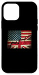 Coque pour iPhone 12 mini Drapeau britannique de la Grande-Bretagne Union Jack