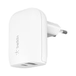 Belkin Chargeur Secteur double USB-C 25 W + USB-A 12W